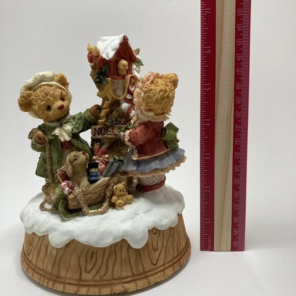 Teddy & Me Collection Christmas Music Box  Vintage 1995 - Picture 14 of 16
